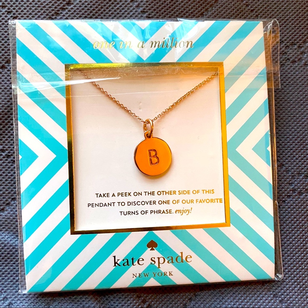 Kate Spade “B” one in a million Necklace